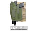 MOLLE Ranger Tactical Cross Draw Holster (Left - Big) Olive Drab